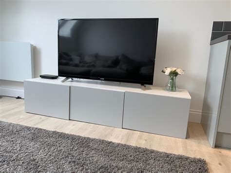 Ikea Besta Grey White Tv Unit In En9 Forest For £8500 For Sale Shpock