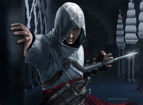 During his tenure as mentor, through the knowledge of an apple of eden. Altair - Ibn-La'Ahad by GinebraCamelot on DeviantArt
