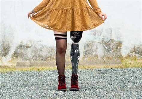 Fashionably Inclusive With Prosthetic Leg Covers Prosthetic Leg Fashion Bionic Woman