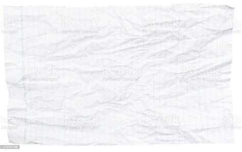Crumpled White Paper Texture For Background Stock Photo Download