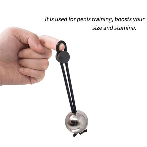 Extender Male Penis Enlarger Stretcher Strap Ball Hanger Ball Weight W Ring New