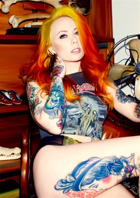 Pin By Kay Nelson On Inked Pretty Redhead Inked Magazine Girls