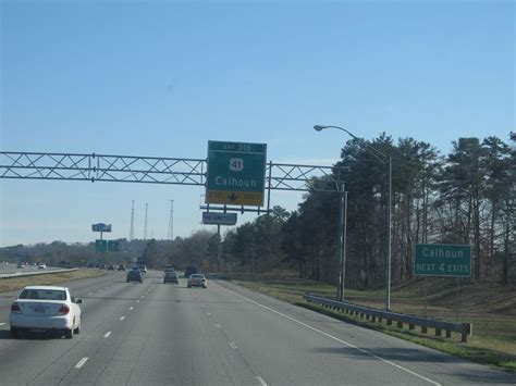 Georgia Interstate 75 Southbound Cross Country Roads