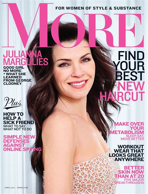 JULIANNA MARGULIES in More Magazine, Canada April 2014 ...