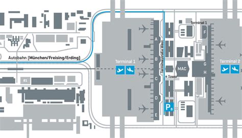 Munich Airport Parking Map