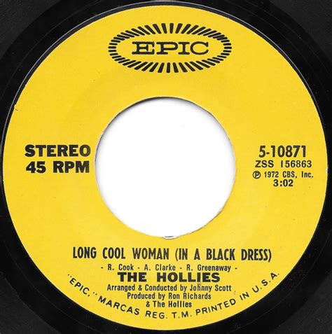 The Hollies Long Cool Woman In A Black Dress Pitman Pressing Vinyl Discogs
