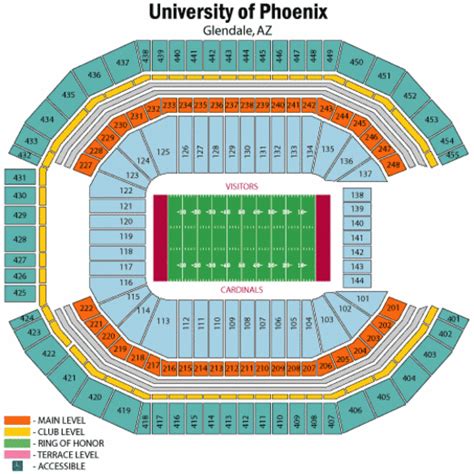 Allegiant Stadium Seating Chart With Seat Numbers Caesars Palace