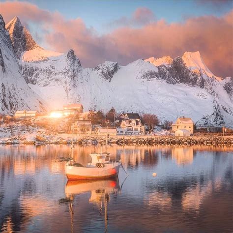 Reine Village Norway 💙💙💙 Pic Danielkordan Lofoten Norway Norway