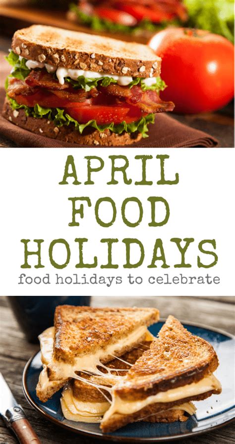 April Food Holidays List The Travel Bite