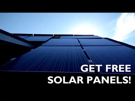 After many years of researches in the field of quantum physics our scientists have opened new properties of. Learn how I got FREE SOLAR PANELS! - YouTube