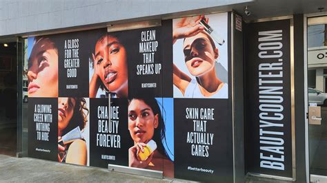 Beautycounter Custom Window Decals Made Of Opaque Vinyl Front Signs