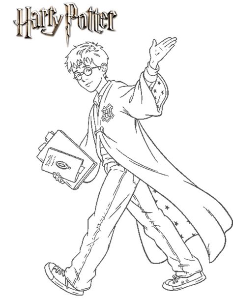 Harry potter et la coupe de feu. coloriage harry potter à imprimer gratuit | Zafia