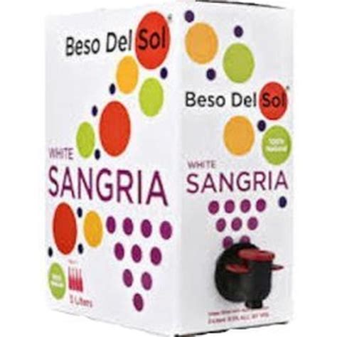 Beso Del Sol Sangria White 3l Chambers Wine And Liquor