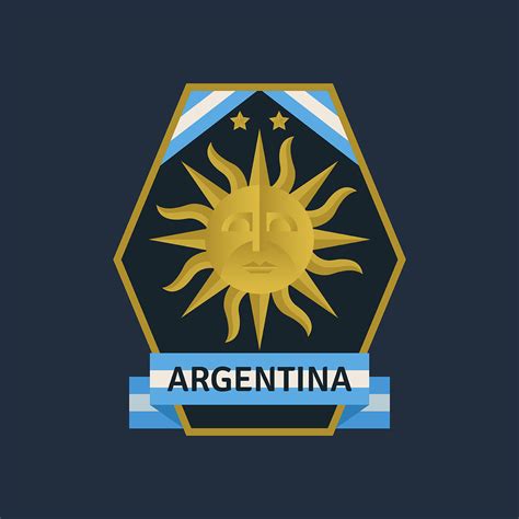 Argentina World Cup Soccer Badges 222946 Vector Art At Vecteezy