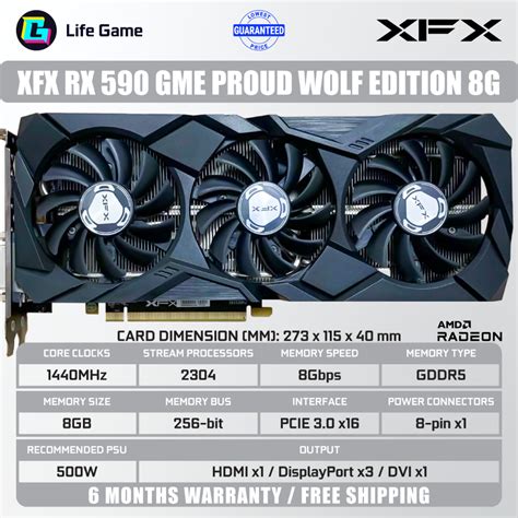 Used Sapphire Rx 580 590 Rx580 2048sp 8g 8gb D5 Dual Fan Amd Graphic