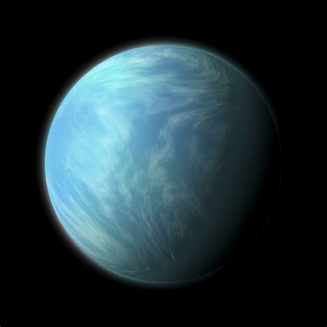 Artists Depiction Of Kepler 22b A Planet Within The Habitable Zone Of