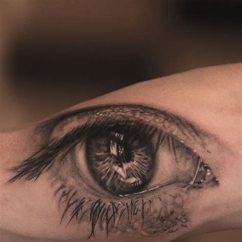 Beautiful Black And Gray Eye Tattoo © Tattoo Artist Niki Norberg 💖🌟💖🌟💖🌟💖🌟