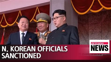 U S Imposes Sanctions On N Korean Officials Youtube