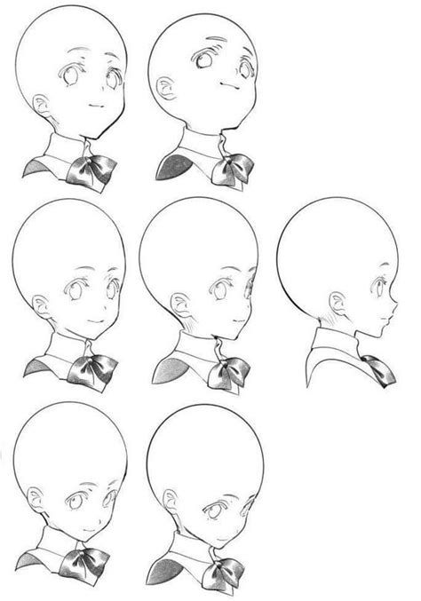 Drawing Heads Drawing Base Figure Drawing Anime Drawings Sketches