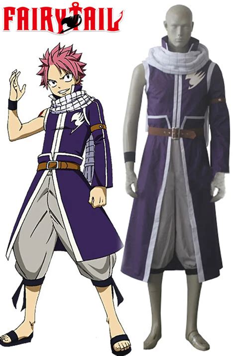 Free Shipping Anime Cartoon Fairy Tail Cosplay Etherious Natsu Dragneel