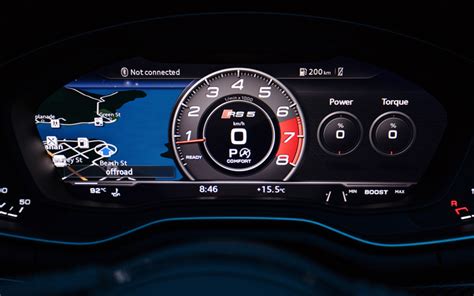 Download Wallpapers 4k Audi Rs5 Dashboard 2018 Cars Speedometer
