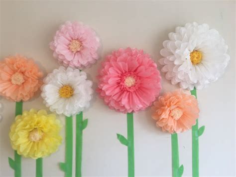 Spring Has Sprung With Our Field Of Tissue Paper Flowers This Mix Of
