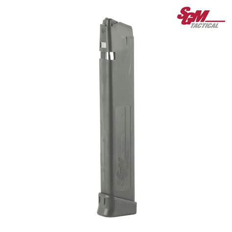 Sgm Tactical 9mm 33 Round Extended Magazine For Glock Pistols The Mag