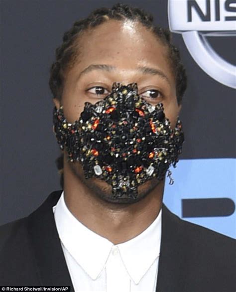 Look Of The Future Rapper And Daughter Wear Masks At Bet Awards