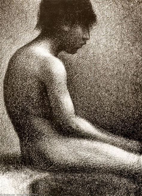 Reprodu Es De Pinturas Nude Sentada Por Georges Pierre Seurat