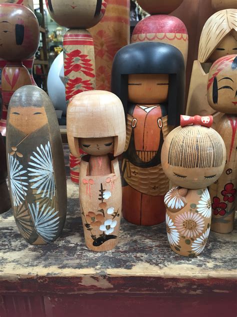 Our Gorgeous Kokeshi Dolls Always Plenty In Stock Vintage All The Way
