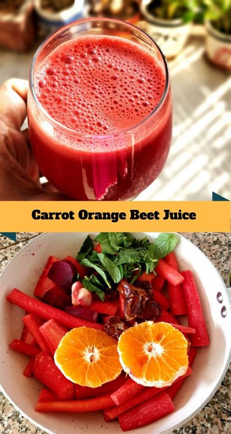 Carrot Orange Beet Juice Recipe Healthy Juices Juicing Recipes