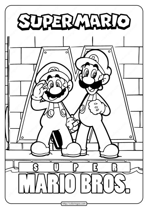 58 Printable Super Mario Coloring Pages Just Kids