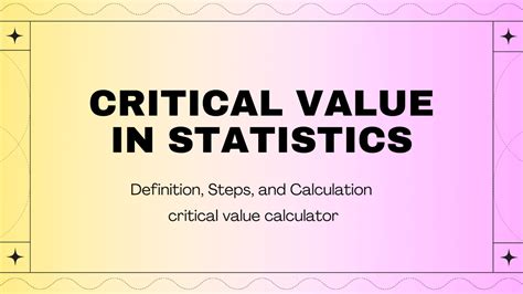 Critical Value In Statistics The Engineering Knowledge