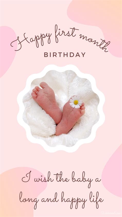 Happy 1st Month Birthday Cards For Parents