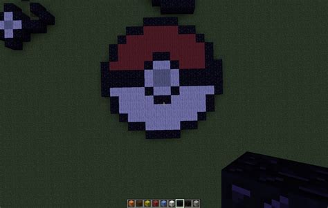 Pokemon Poke ball Pixel Art Minecraft Project Who loves pokemon if u do u can use this to custumize or just show to ur friends.