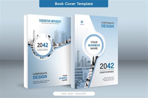 Corporate Design Book Cover 10 Marketing Templates Creative Market