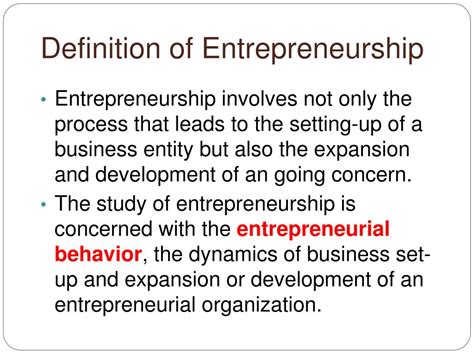 Ppt Theories And Concepts Of Entrepreneurship Powerpoint Presentation