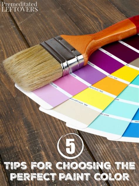 Tips For Choosing The Perfect Paint Color