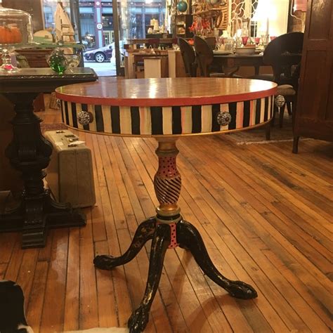 Custom Painted Round Table Chairish