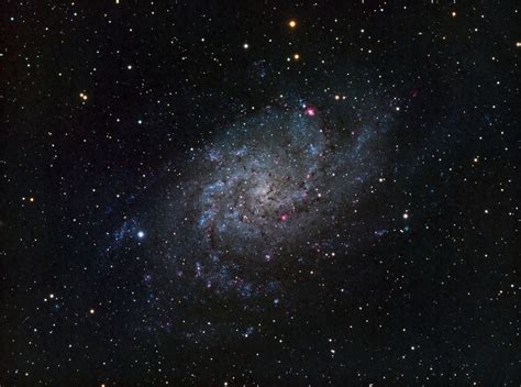 M33 Triangulum Galaxy First Light With Esprit 120 Asi1600mm