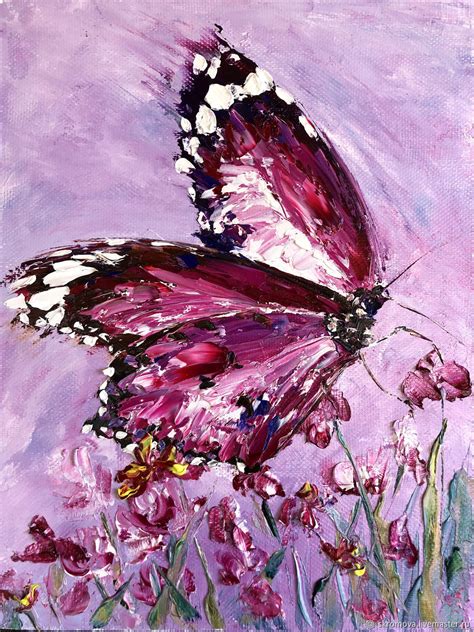 Abstract Butterfly In Oil купить на Ярмарке Мастеров Ijf01com