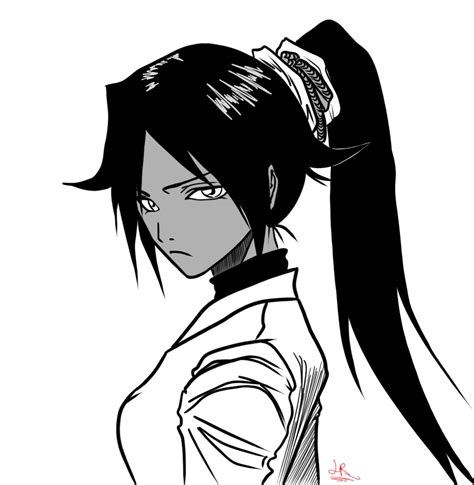 Bleach Shihouin Yoruichi Bleach Manga Bleach Drawing Father Art