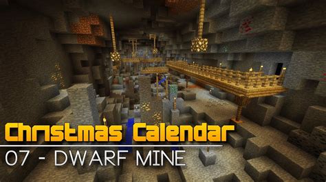 Christmas Calendar 07 Dwarf Mine Minecraft Parkour Map Youtube