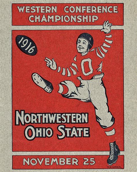 Ohio State Buckeyes Poster Painting By Motionage Designs Fine Art America