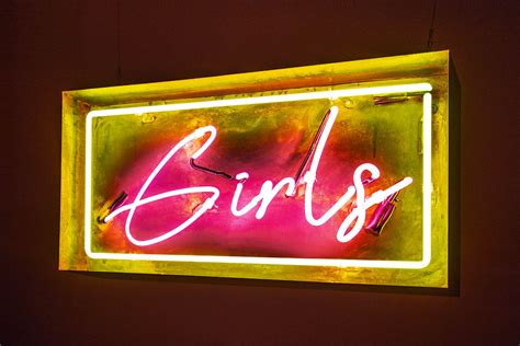 Girls Neon Kemp London Bespoke Neon Signs Prop Hire Large Format