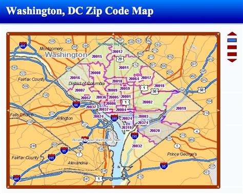Maps Maps Maps — Washington Dc Zip Code Map With Neighborhood Zip