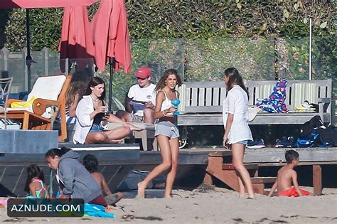 Scarlet And Sophia Stallone Have A Party At A Beach House In Malibu
