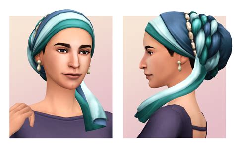 My Sims 4 Blog Tichel With Tails By Femmeonamissionsims