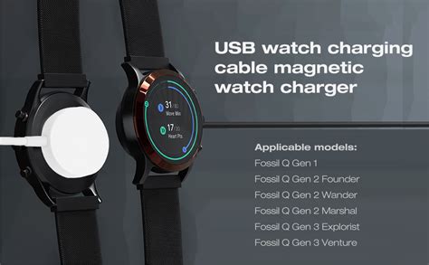 Charger For Fossil Gen 1 2 3 Smartwatch Charger For Fossil