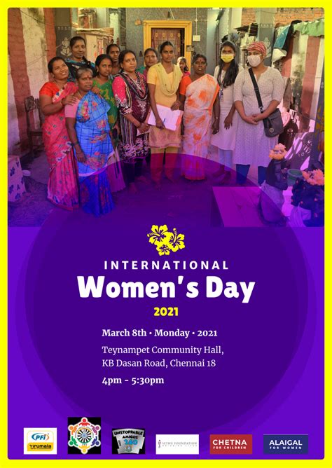 International Women’s Day 2021 Chennai India Joe Tower